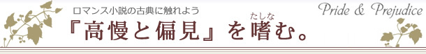 高慢と偏見を嗜む